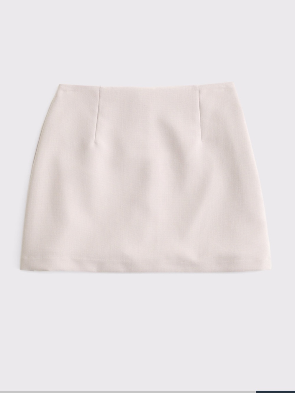 Abercrombie & Fitch Cream A-Line Mini Skort Scarlett Suiting XXS NWT